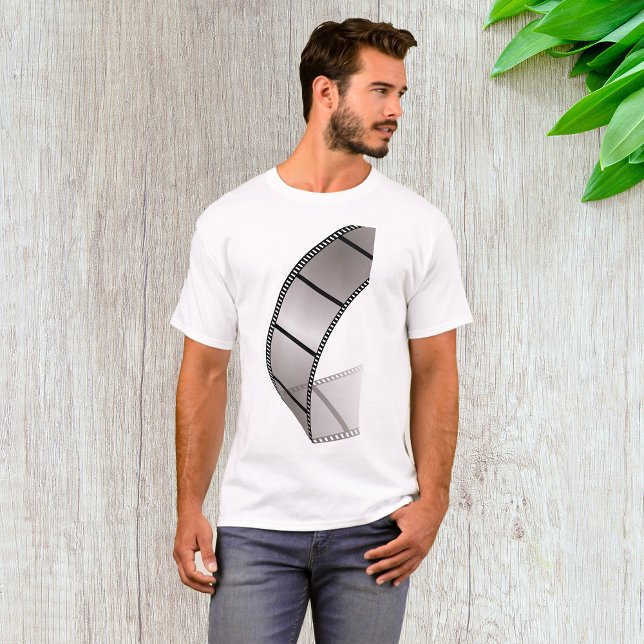 Curved Blank Film Strip T-Shirt (Creator Uploaded)