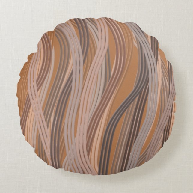 Curved Connections  Round Cushion (Front)