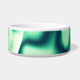 Curved green shapes of acrylic, showy mint shades