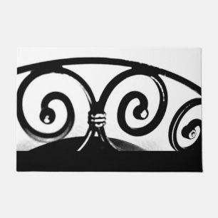 Curved Iron Art Doormat