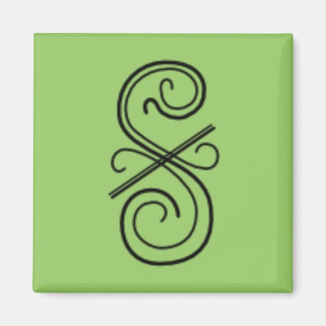 Curved Line Magnet (Front)