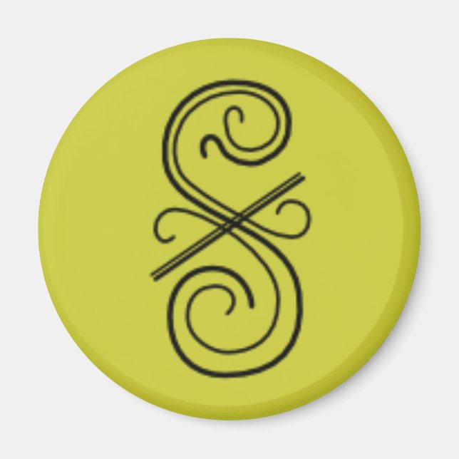 Curved Line Magnet (Front)