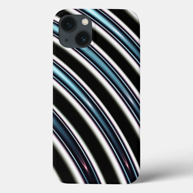 Curved Lines Close Up Of A Fractal Case-Mate iPhone Case (Back)
