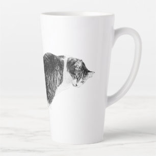 Curved Sip, Shaded Start Latte Mug