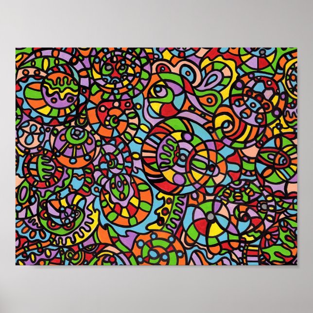 Curves and Spheres Poster (Front)