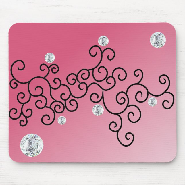 CURVES & DIAMONDS MOUSE PAD (Front)