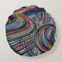 Curves looking like space roadway, coloured carved