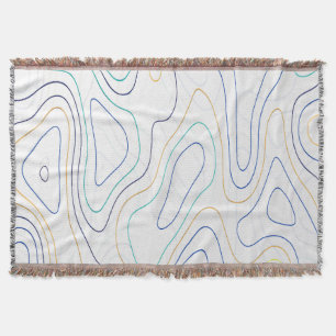 Curves Throw Blanket