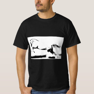 Curvet Horse Pop Art Template Mens Modern Trendy T-Shirt