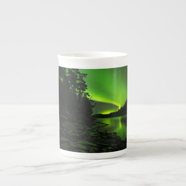 Curving Aurora Bone China Mug (Front)
