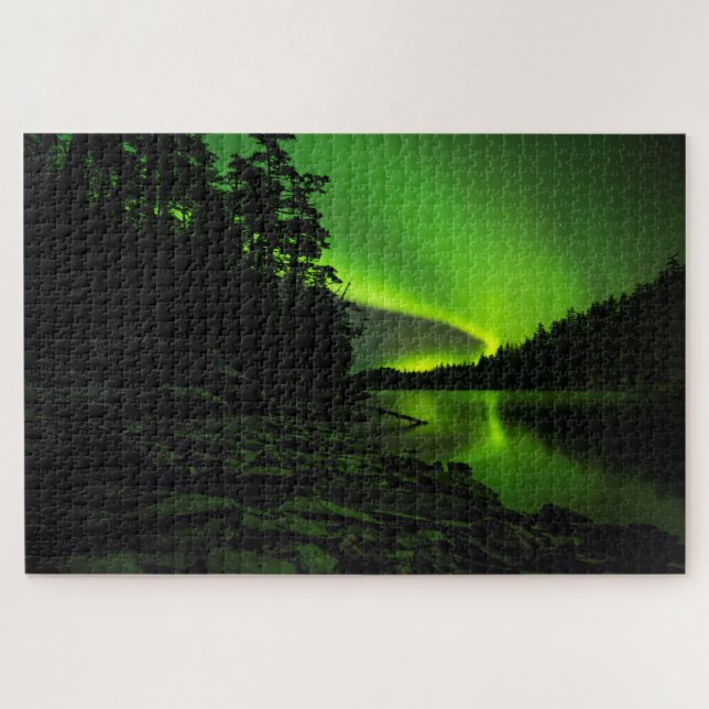 Curving Aurora Jigsaw Puzzle (Horizontal)