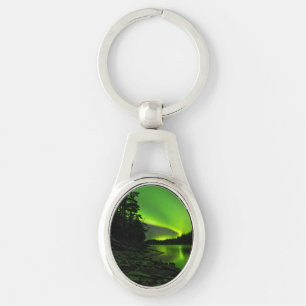 Curving Aurora Key Ring