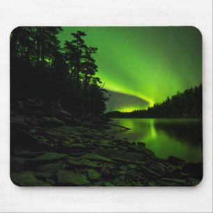 Curving Aurora Mouse Pad