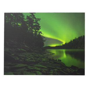 Curving Aurora Notepad
