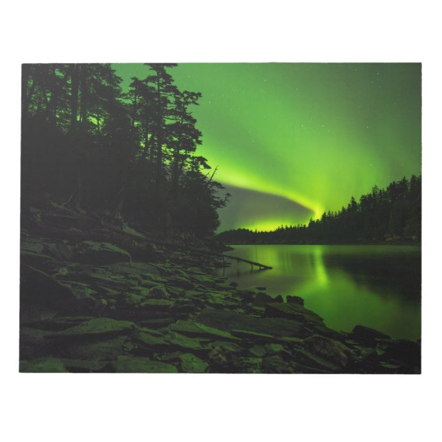 Curving Aurora Notepad (Front)