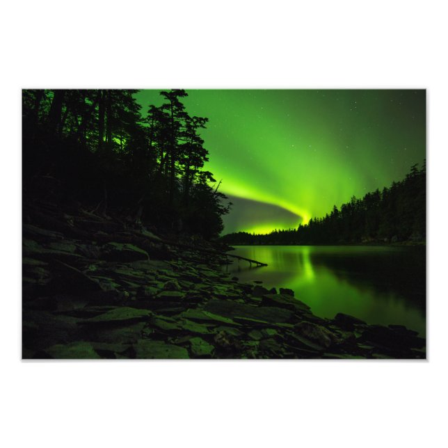 Curving Aurora Photo Print (Front)