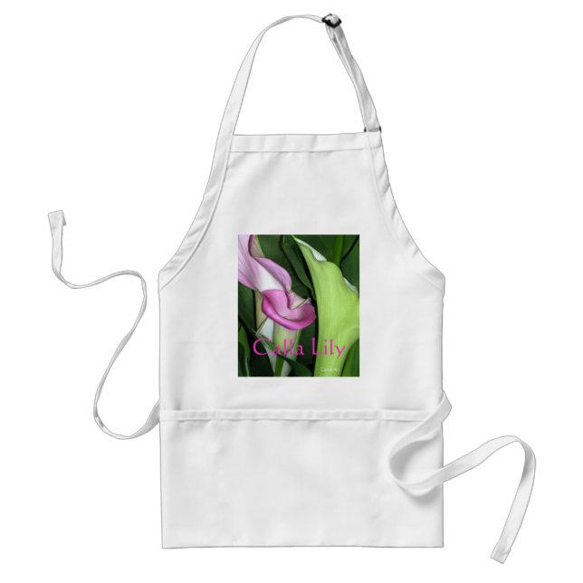 "Curvy Calla Lily" Apron (Front)