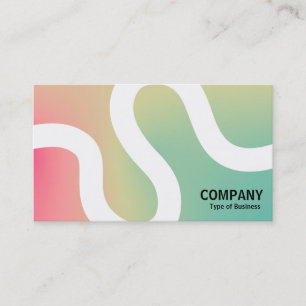 Curvy Line 02a - Soft Gradients Business Card