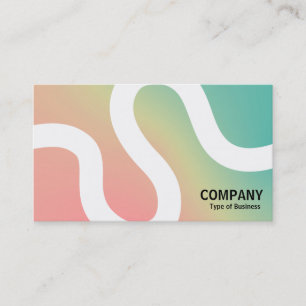 Curvy Line 02a - Soft Gradients Business Card