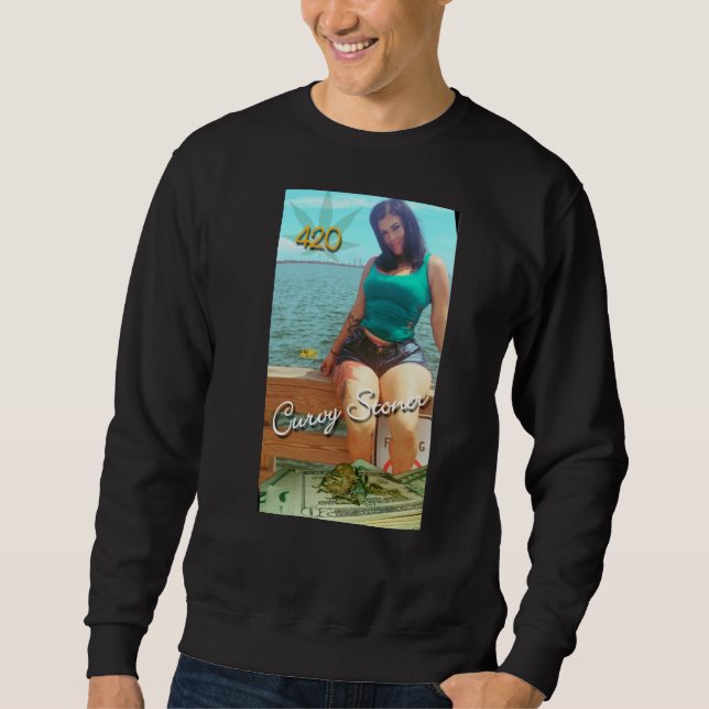 Curvy Stoner OCEAN Sweatshirt (Front)