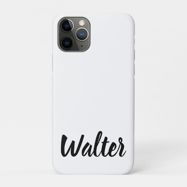 Curvy Walter Name,  Case-Mate iPhone Case (Back)