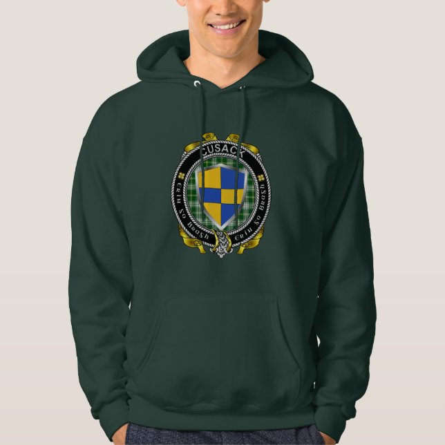 Cusack Irish Shield Hoodie (Front)