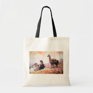 Cusco Peru Llama Picture Tote Bag