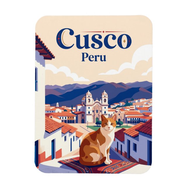 Cusco Peru Magnet (Vertical)