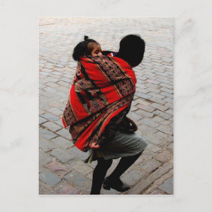 Cusco, Peru, mother and child Postcard