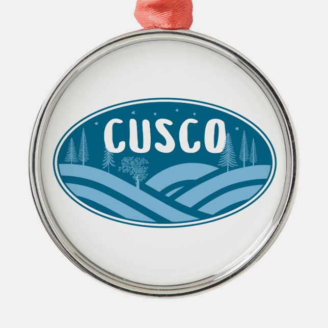 Cusco Peru Outdoors Metal Tree Decoration (Front)