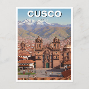 Cusco Peru Travel Postcard