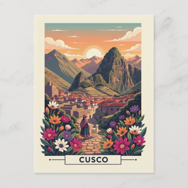 Cusco Peru Travel Postcard (Front)