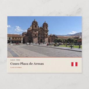 Cusco Plaza de Armas Postcard