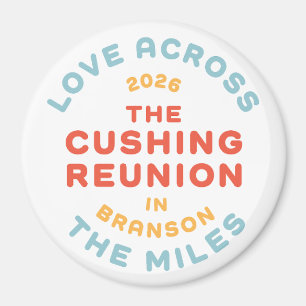 Cushing Reunion Circle Lockup Magnet