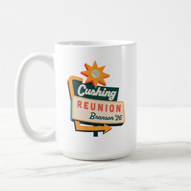 Cushing Roadside Sign Coffee Mug (Left)