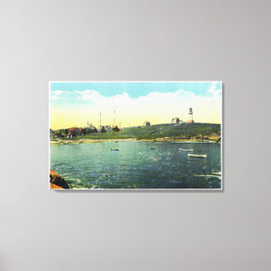 Cushing's Island View of White Head Canvas Print