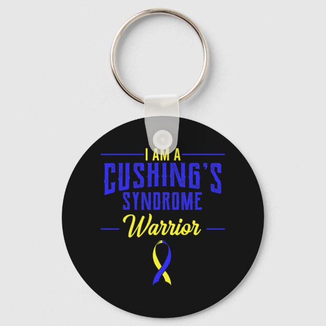 Cushing's Syndrome Hypercortisolism Hyperadrenocor Key Ring (Front)
