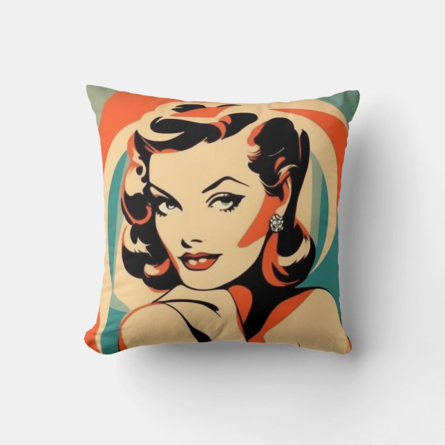 Cushion Art Deco Elegant Style (Front)