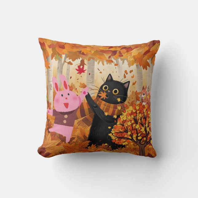 Cushion for cats and rabbits playing in the fall f (Front)
