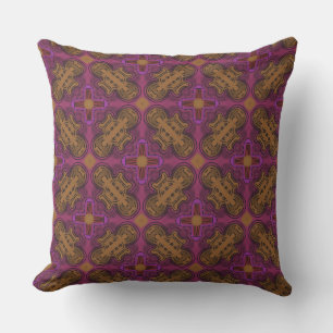 Cushion Jimette Design made of fuchsia pattern