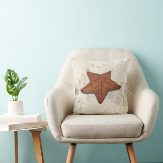 Cushion Sea Star: A Nautical Tapestry Cushion