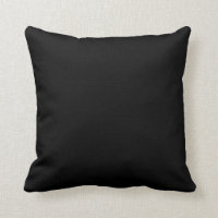 CUSHION - SQUARE. BLACK, YELLOW.