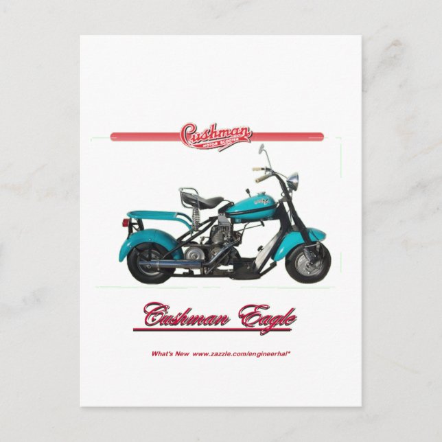 Cushman Eagle Postcard (Front)