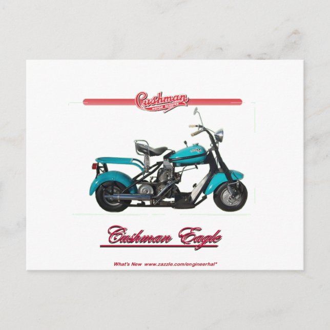 Cushman Eagle Postcard (Front)