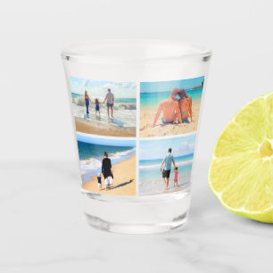 Cusom Your Photo Collage Shot Glass Personalised