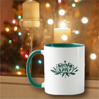 Cusomizable Flaming Lotus Flower Mug