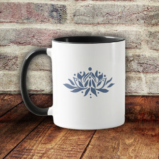 Cusomizable Flaming Lotus Flower Mug