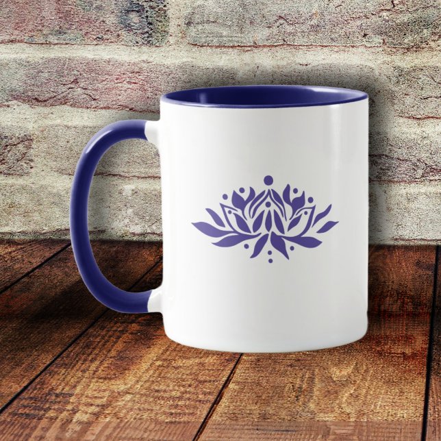 Cusomizable Flaming Lotus Flower  Mug (Creator Uploaded)