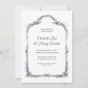 Cusped Chantry Wedding Invitation