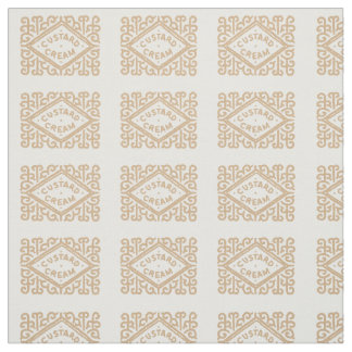 Custard cream biscuit fabric